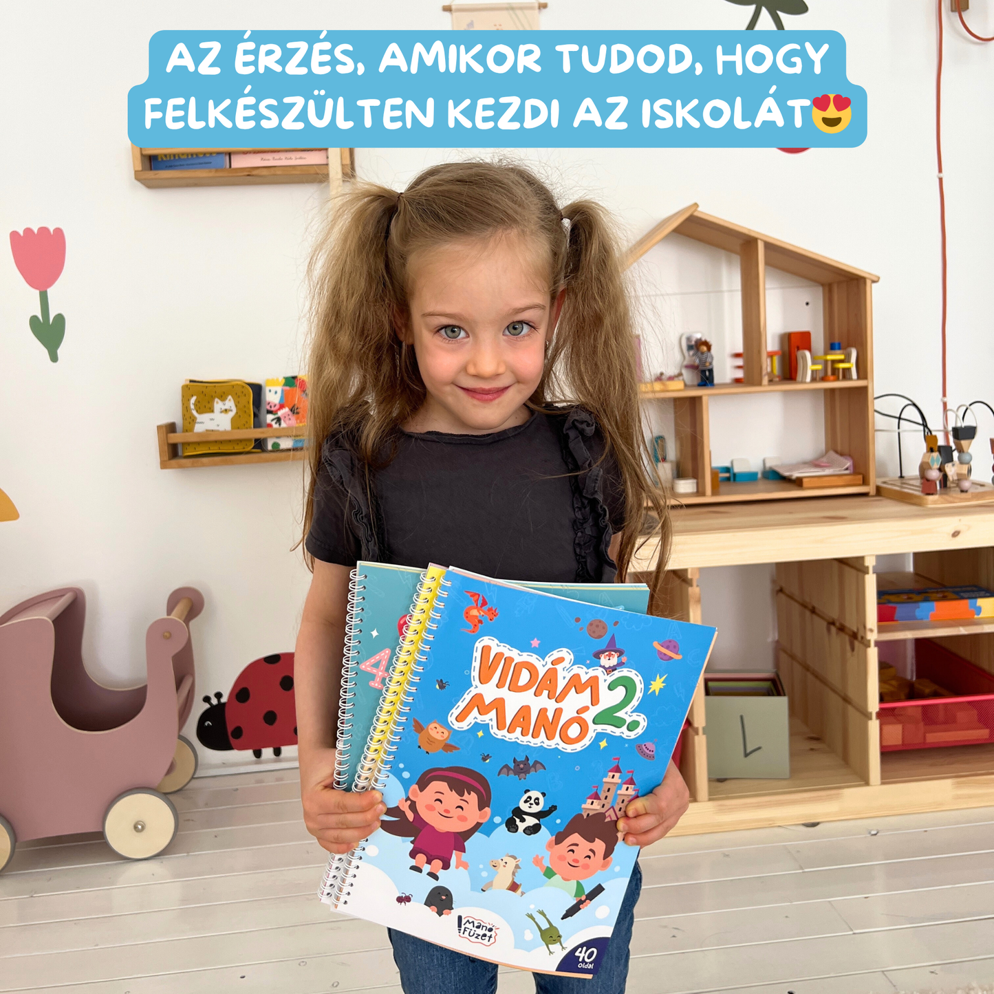 Vidám Manó 2 Füzet