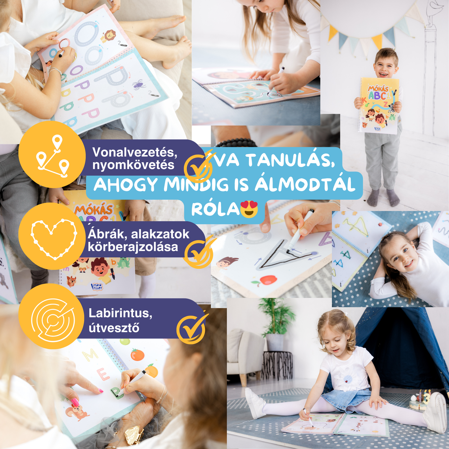 Vidám Manó 2 Füzet