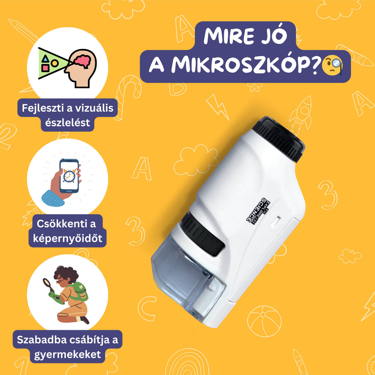 Hordozható Mikroszkóp