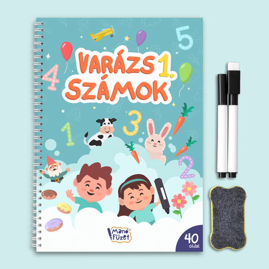 Varázs Számok Füzet